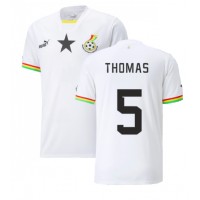 Echipament fotbal Ghana Thomas Partey #5 Tricou Acasa Mondial 2022 maneca scurta